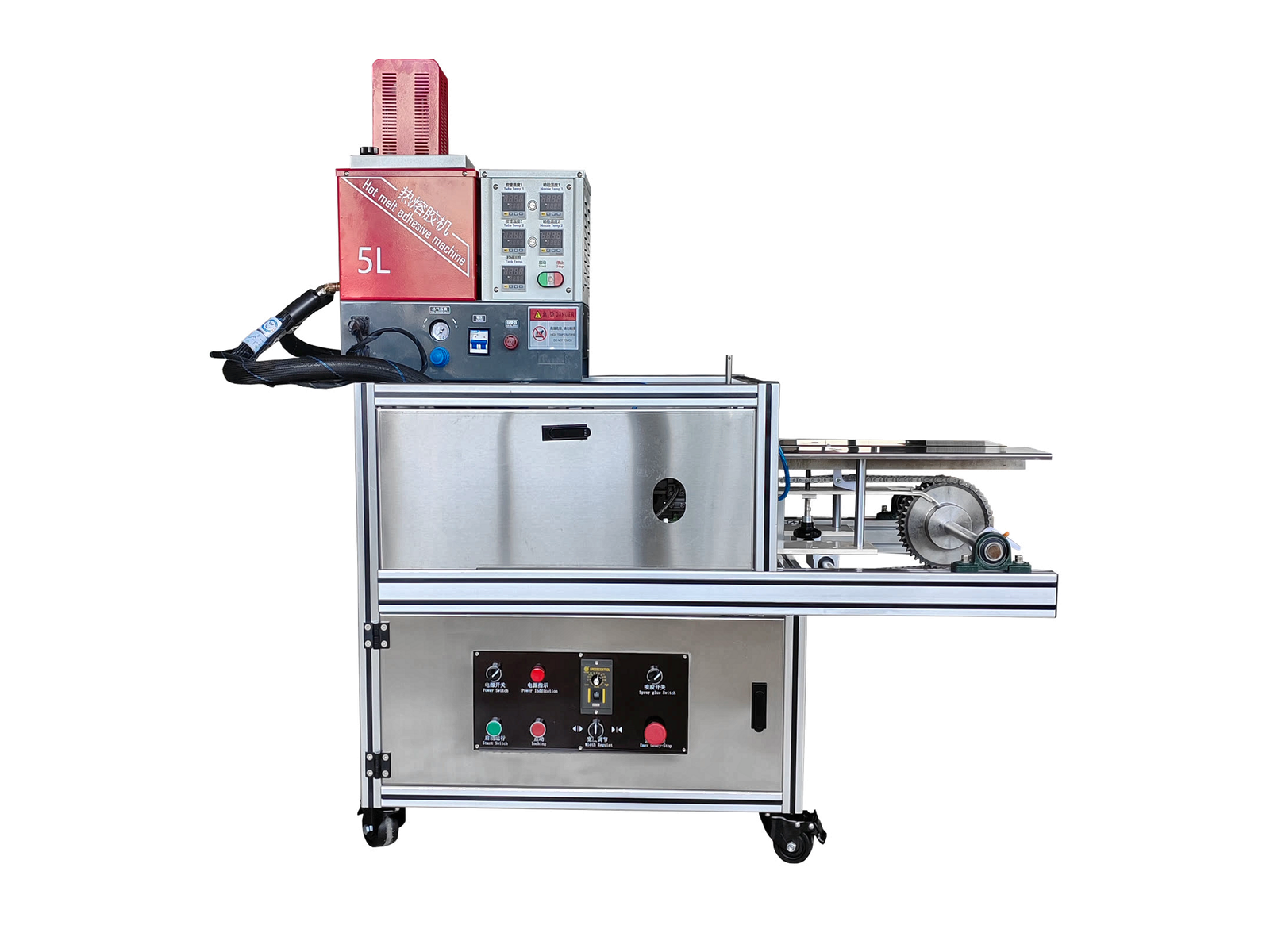 CK-E025-1 Small-carton spray-glue sealer supplied machine photograph