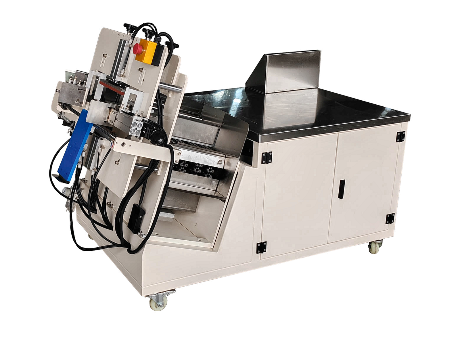 F033 Slot-feed sanitary pad sealer isolated product view