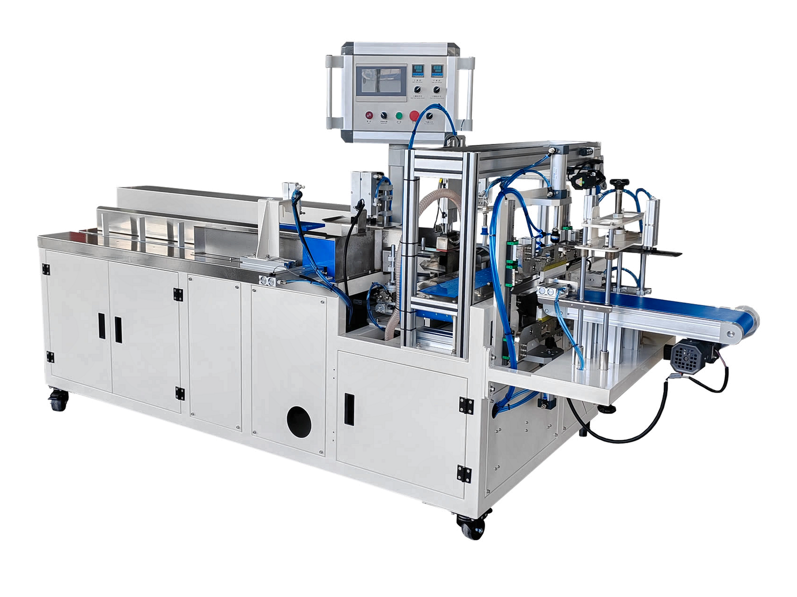 L085 Bottom-pick sanitary pad bagger isolated product view